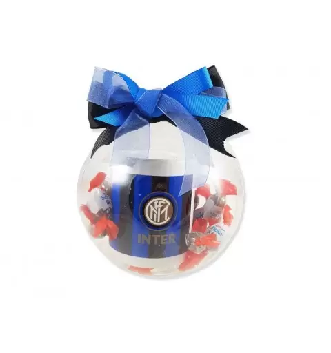 PALLINA NATALIZIA CON TAZZA DELLA TUA SQUADRA DEL CUORE E KINDER – NAPOLI INTER JUVE ROMA