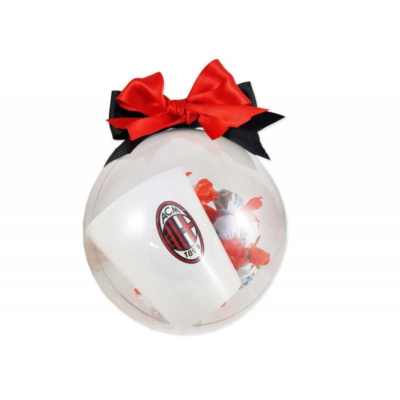 PALLINA NATALIZIA CON TAZZA DELLA TUA SQUADRA DEL CUORE E KINDER – NAPOLI INTER JUVE ROMA