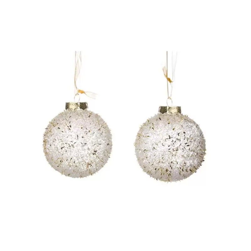 Palline oro e argento di Natale