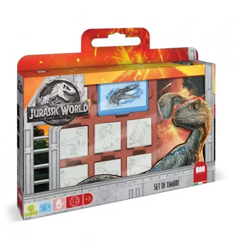 Valigetta dinosauri timbrini