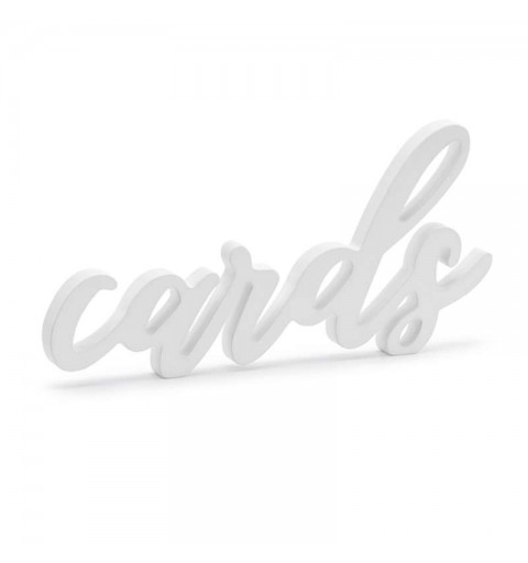 Cards legno bianco