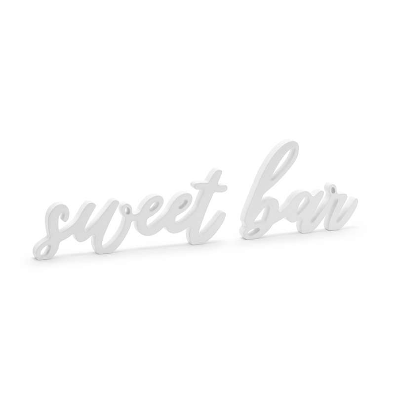 Sweet bar di legno bianco