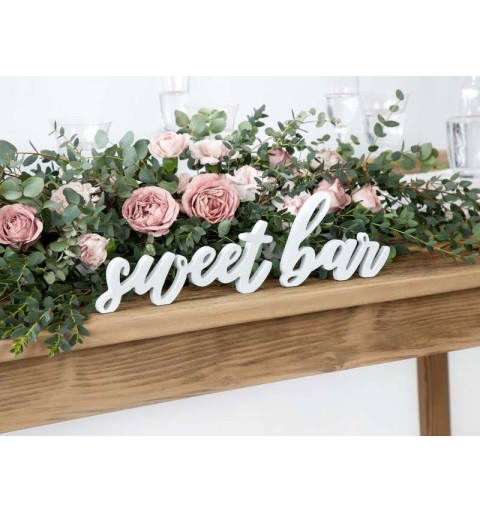 Sweet bar di legno bianco