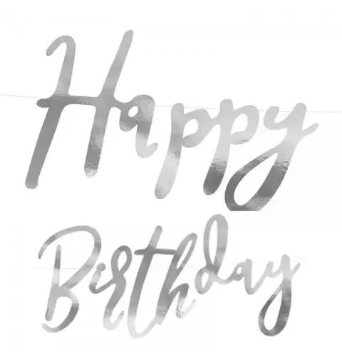 Happy birthday silver