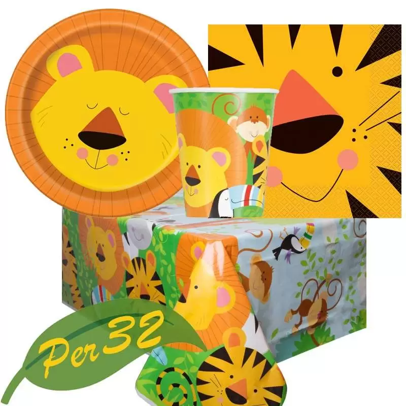 kit compleanno bambina savana