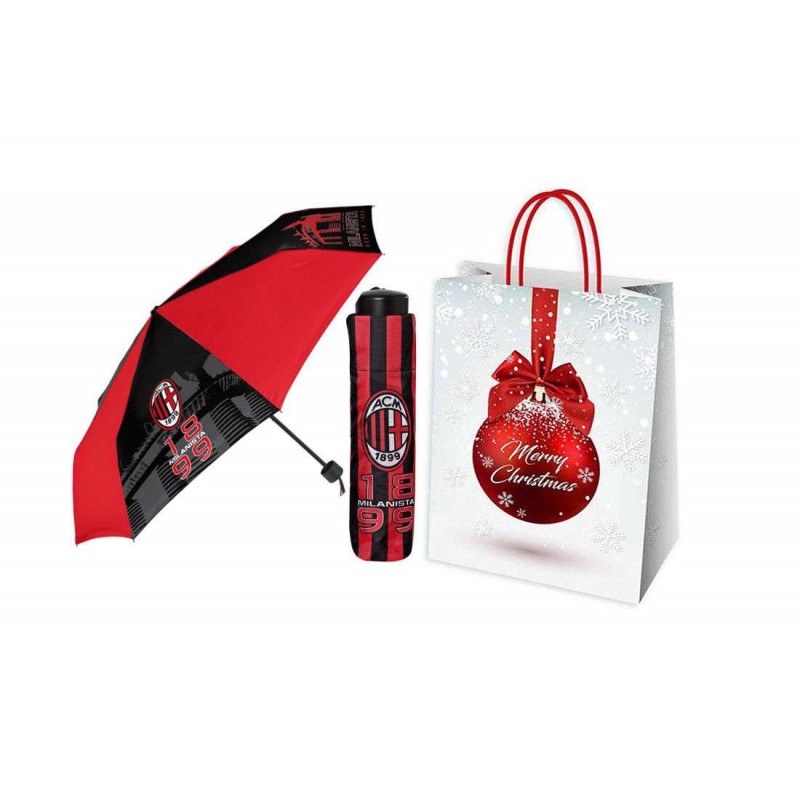 Mini ombrello con shopper - Napoli Inter e Roma