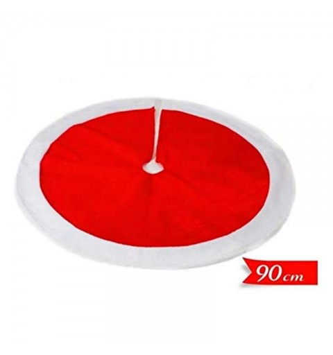 Base albero rossa e bianca tappeto