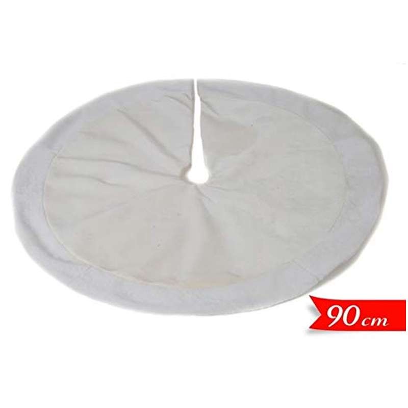 Tappeto bianco base albero
