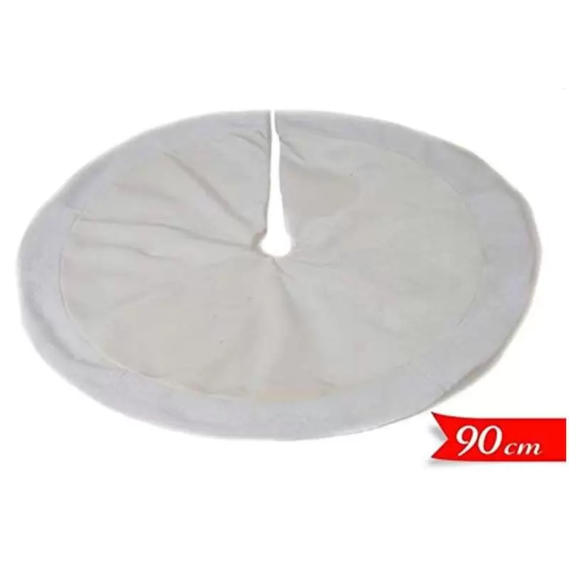 Tappeto bianco base albero