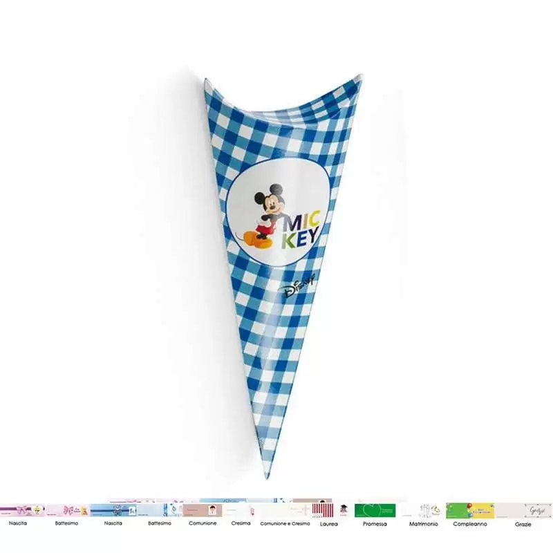 Coni portaconfetti Topolino - 20 pz