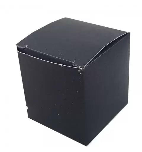 SCATOLINA NERA A CUBETTO - 1 PZ