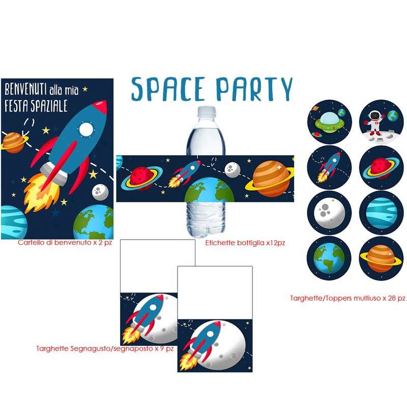 Festa di carta space party