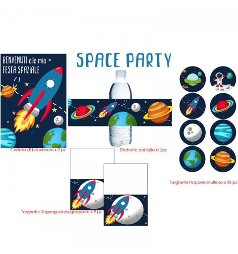 Festa di carta space party