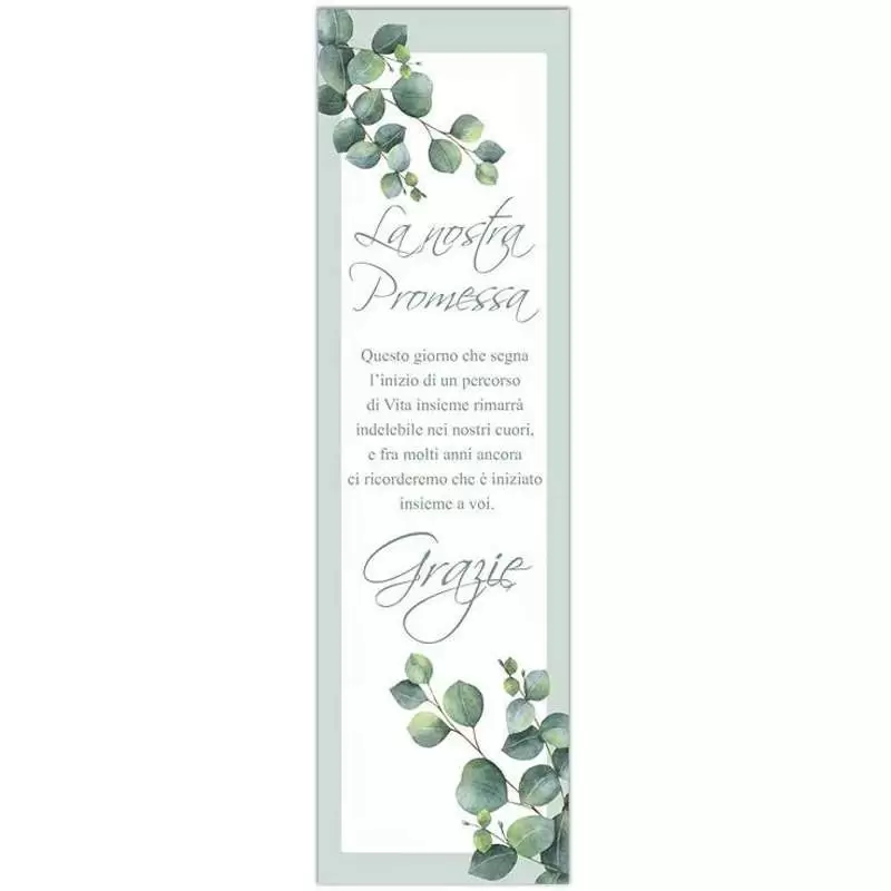 Segnaposto Promessa di matrimonio