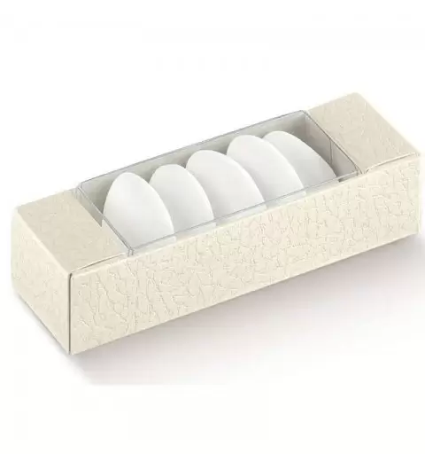 Astuccio pvc effetto pelle bianco