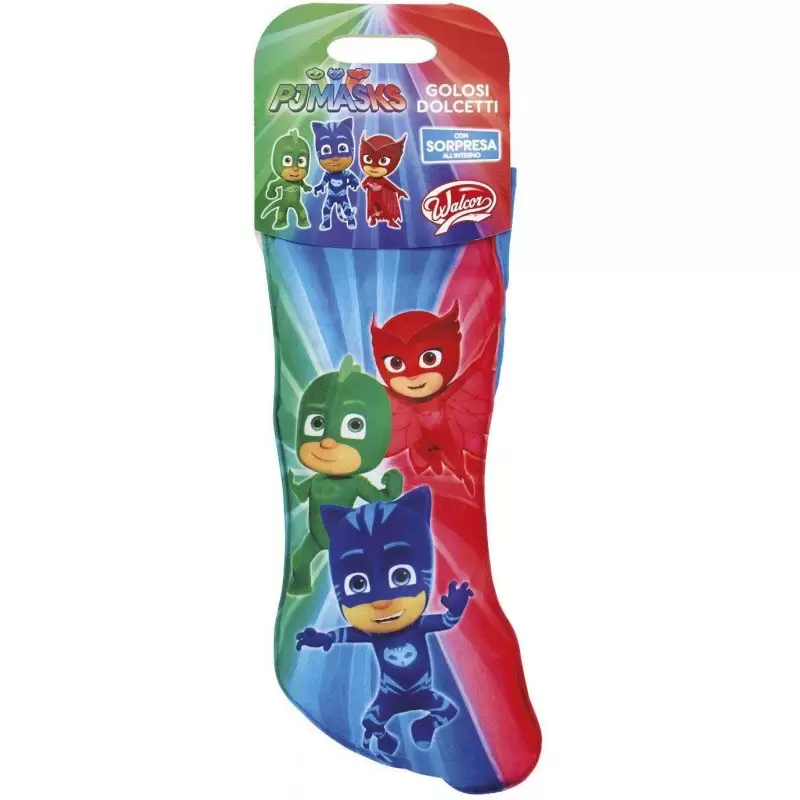 Calza della Befana a te,a Pj Masks 180 gr piena