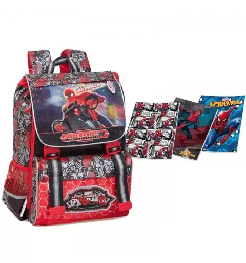 Zaino Spiderman con quaderni