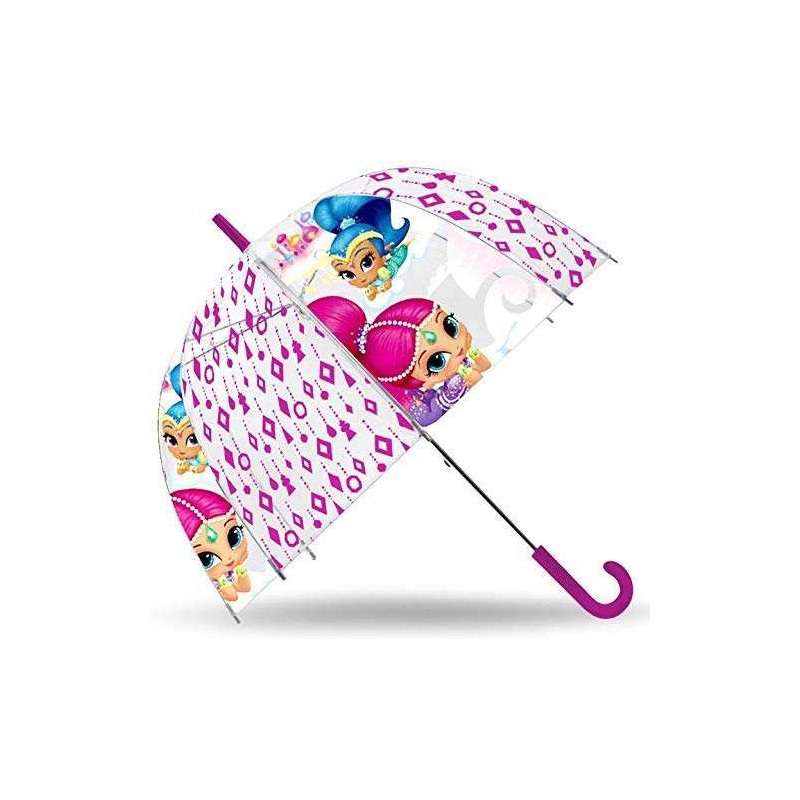 Ombrello Shimmer&Shine a forma di cupola per bambine