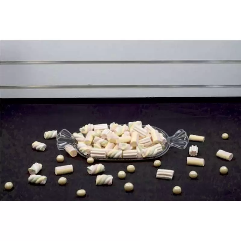 VASSOI IN PLASTICA TRASPARENTE - PER CARAMELLATE ED EVENTI 3 PZ
