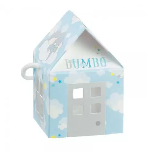 Scatolina casetta Dumbo celeste