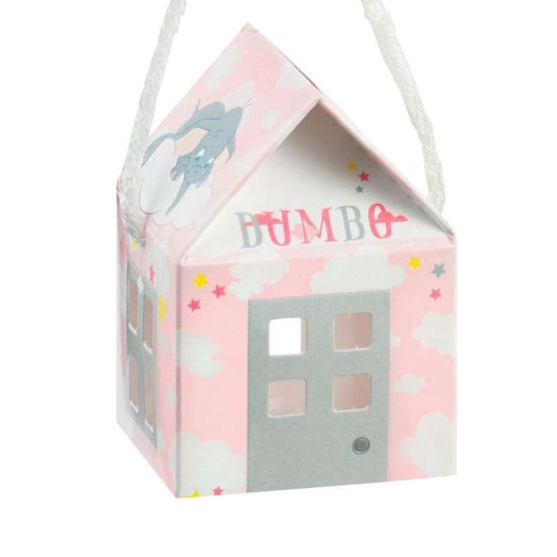 Scatolina casetta Dumbo Disney rosa