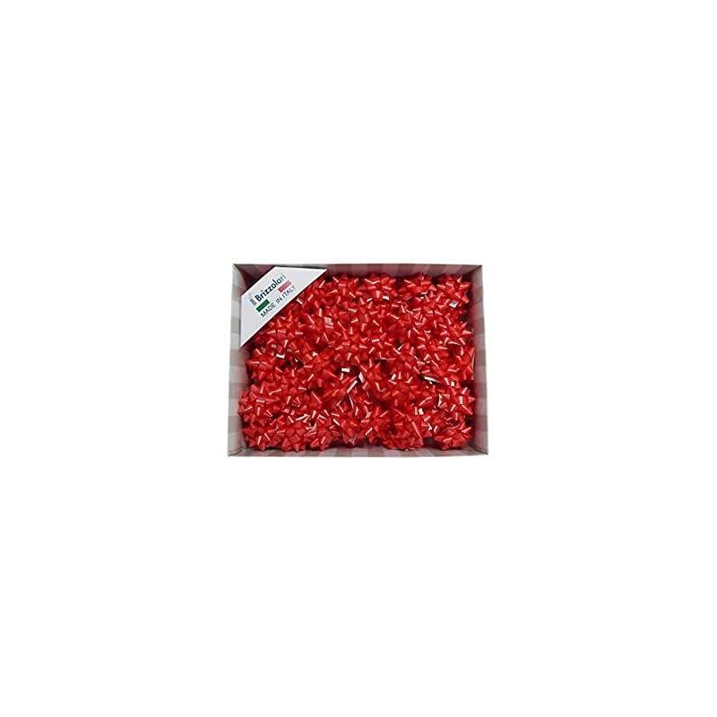 MINI COCCARDE ADESIVE ROSSE DA 6,5 MM – 50 PEZZI