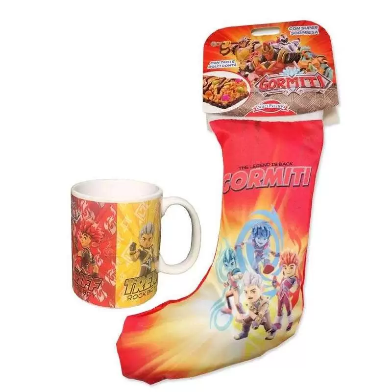 Calza e tazza Gormiti