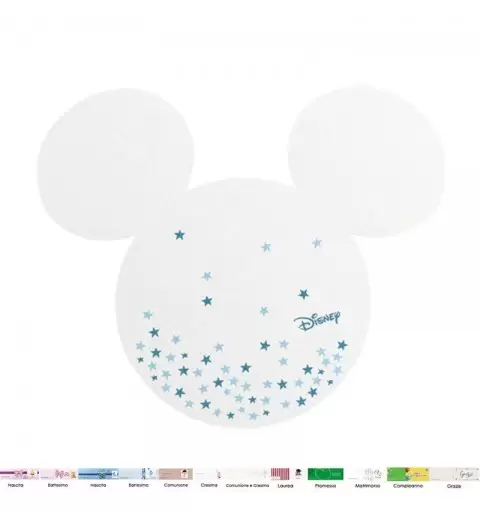 Bigliettini tag Topolino - 20 pz