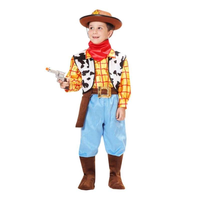 Travestimento da cowboy con coprigambe per bambino