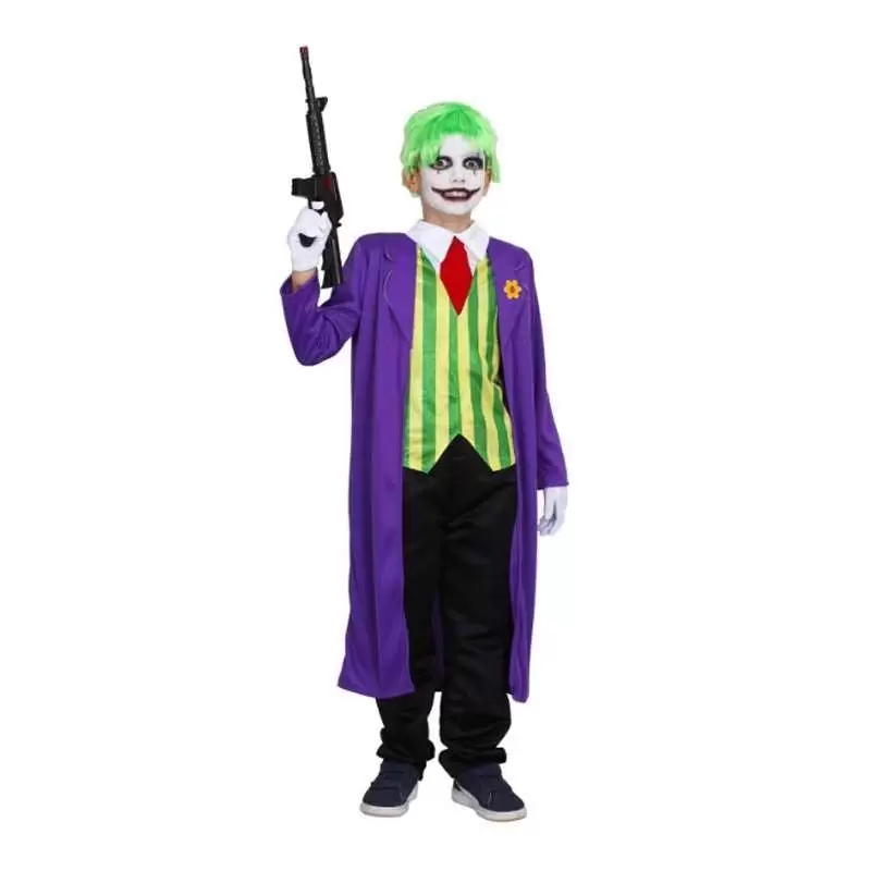 Costume da Joker clown pazzo per bambini