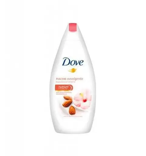 6 X BAGNOSCHIUMA DOVE PIACERE AVVOLGENTE LATTE DI COCCO E PETALI DI GELSOMINO 500 ML