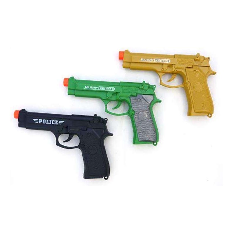 Pistola colorata di plastica giocattolo