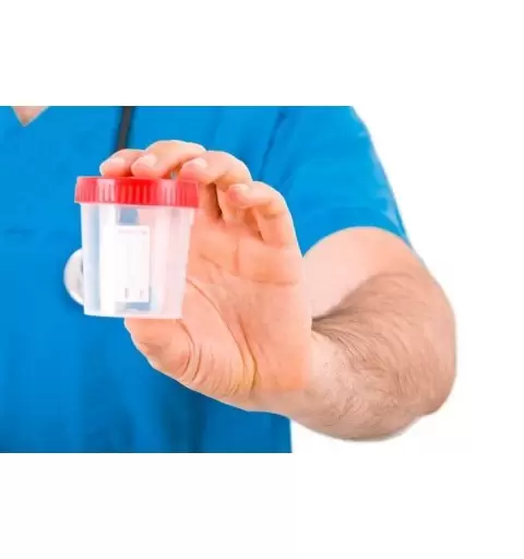 Contenitore per le urine di plastica