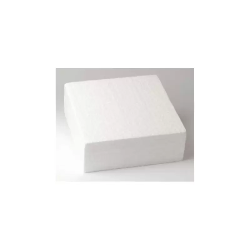 Base quadrata di polistirolo per torte decorative