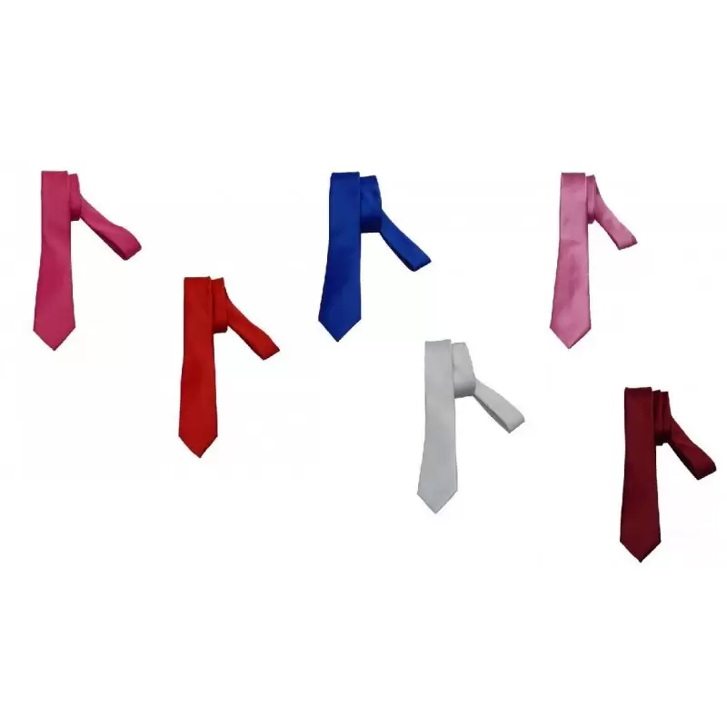Cravatta di raso colorata da uomo