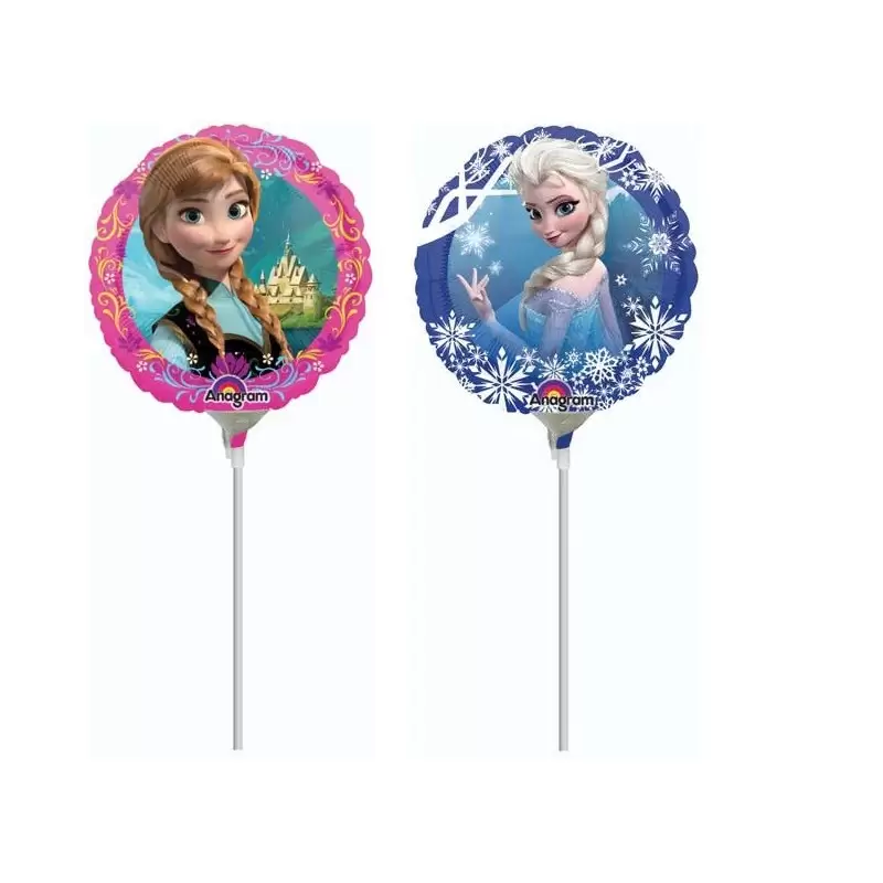 5 PALLONCINI DOTTORESSA SOFIA CON ASTA FOIL 23 CM
