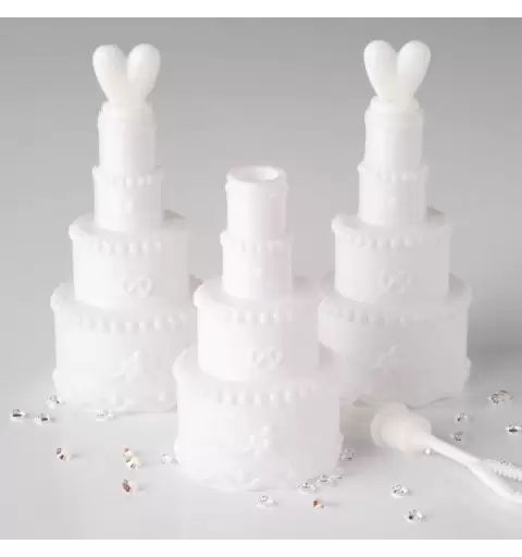 4 WEDDING BUBBLES MOD TORTA BOLLE DI SAPONE MATRIMONIO