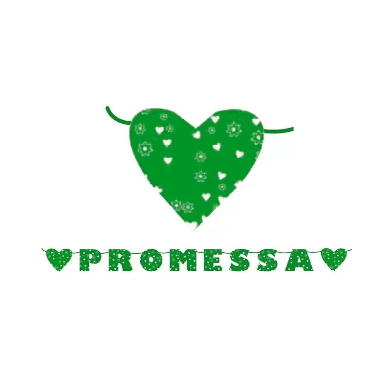 60194 FESTONE AUGURALE PER FESTA PROMESSA MATRIMONIO ADDOBBO 