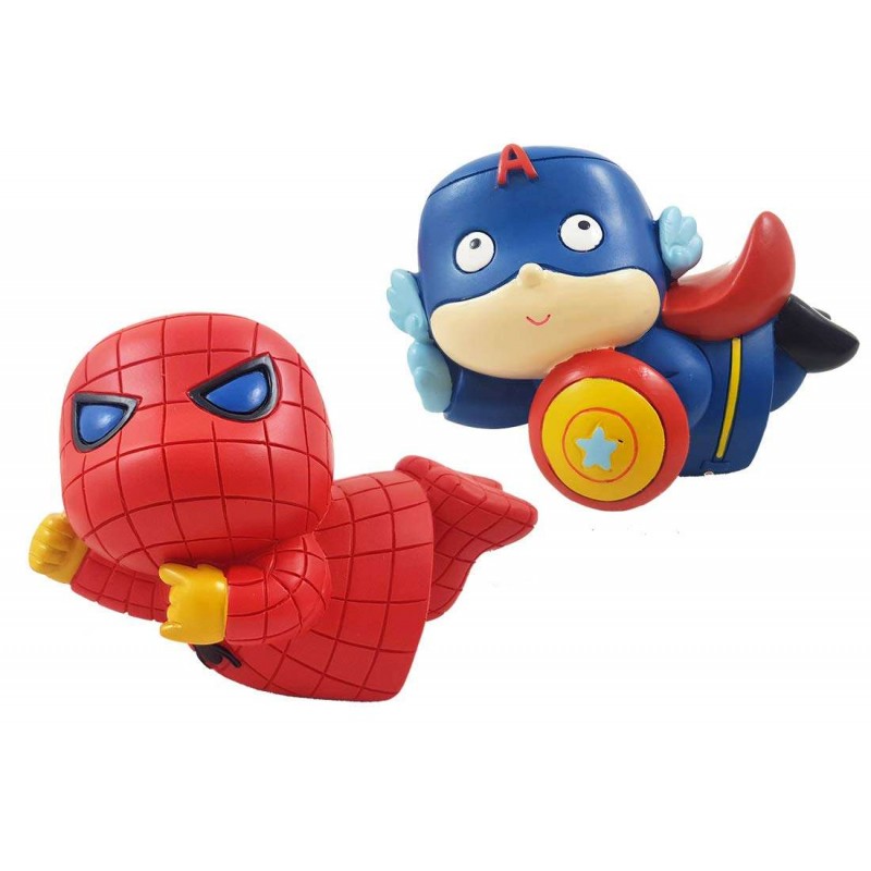 Salvadanaio Spiderman o Capitan America, regalo utile per bambini