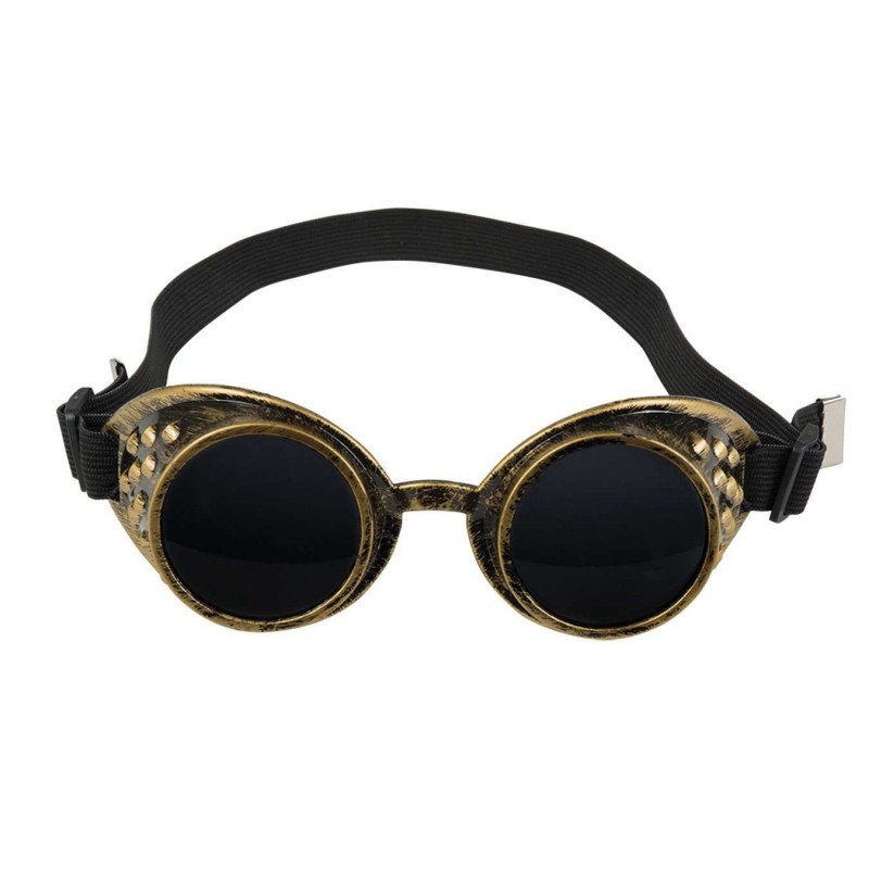 occhiali per cosplay occhiali da cyber pilota in stile steampunk Zaiqun vintage travestimenti rave party gotico costumi 