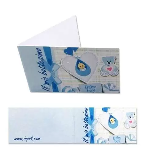 BIGLIETTINI BATTESIMO BAMBINO