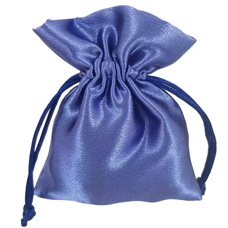 Sacchetto di raso saiten blu