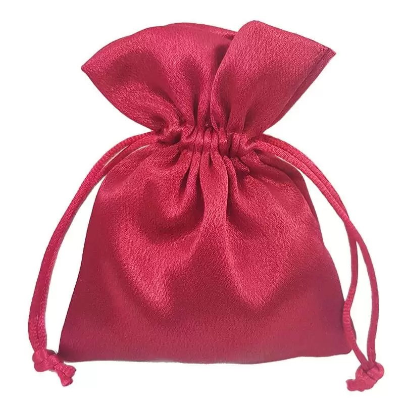 Sacchetto di raso saiten rosso