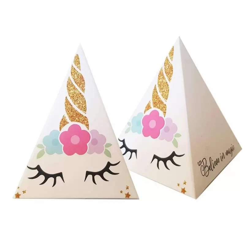 Scatolina piramide magic unicorn