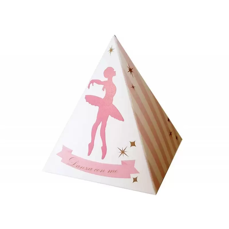 Scatolina portaconfetti a tema ballerina