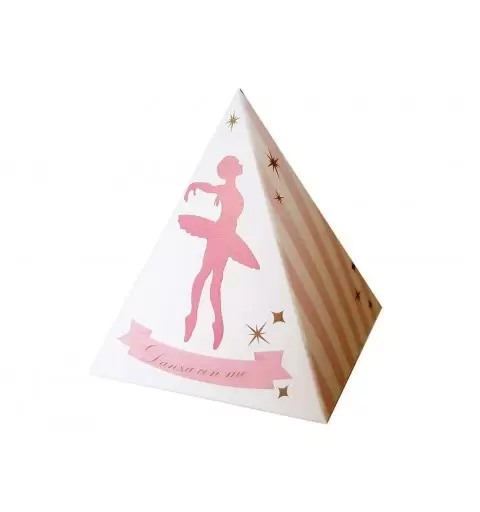 Scatolina portaconfetti a tema ballerina