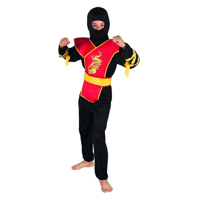 Costume ninja master per bambino di 4-6 anni