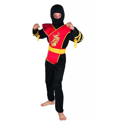 Costume ninja master per bambino di 7-9 anni