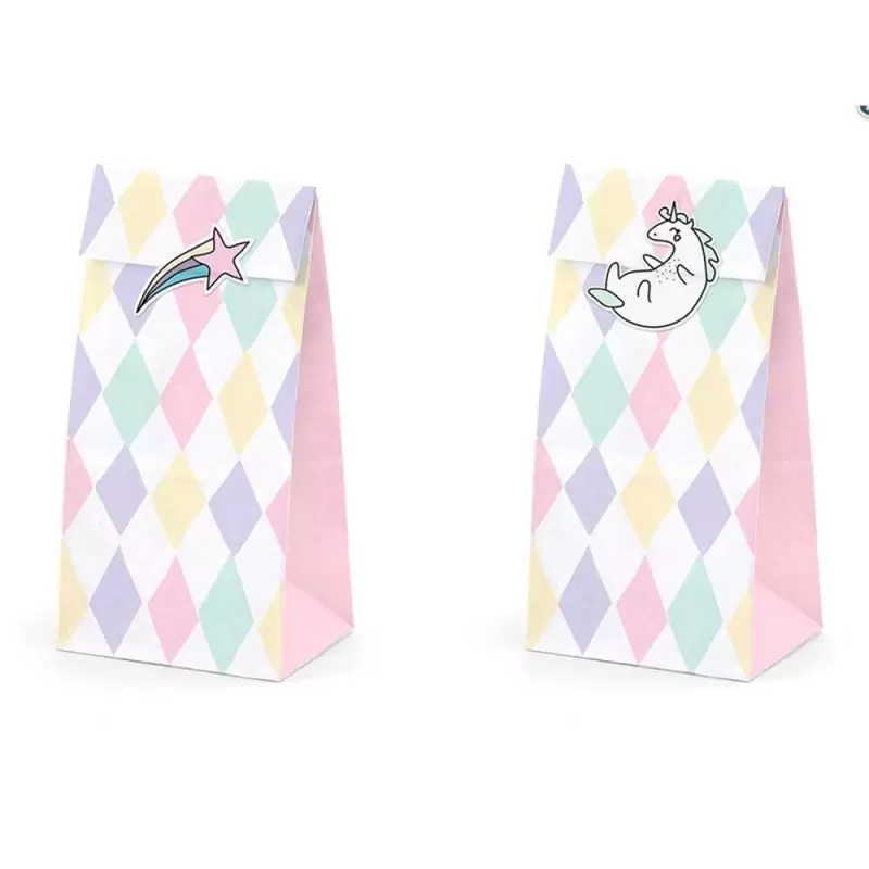 BUSTINE UNICORNO PER GADGET - UNICORN PARTY