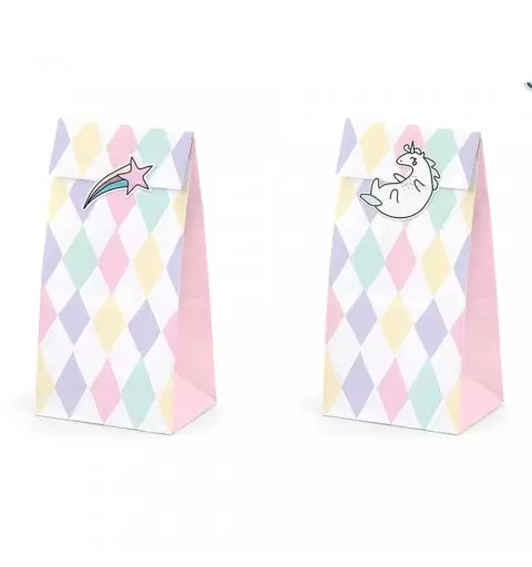 BUSTINE UNICORNO PER GADGET - UNICORN PARTY